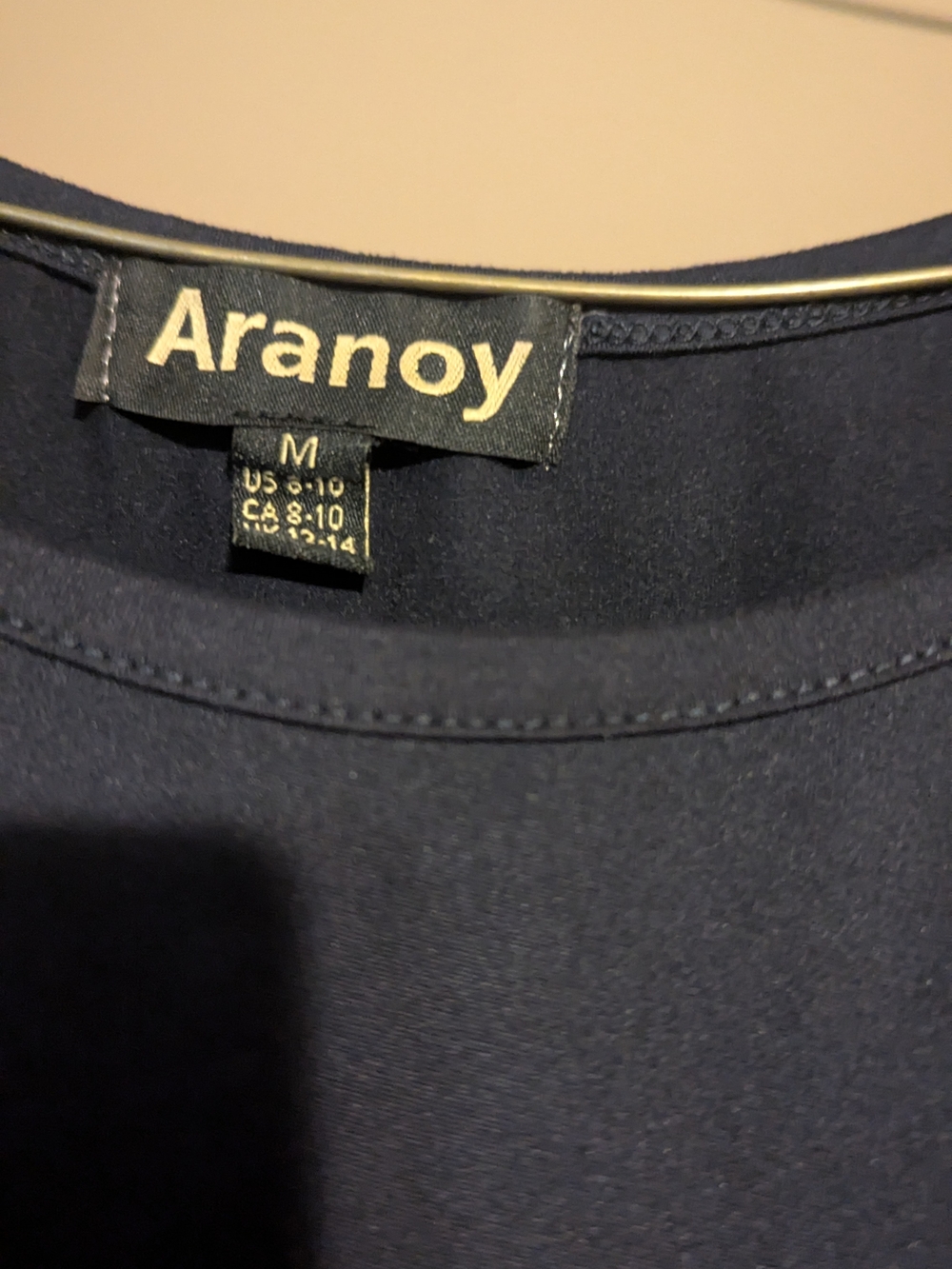 Aranoy Navy Crewneck Top